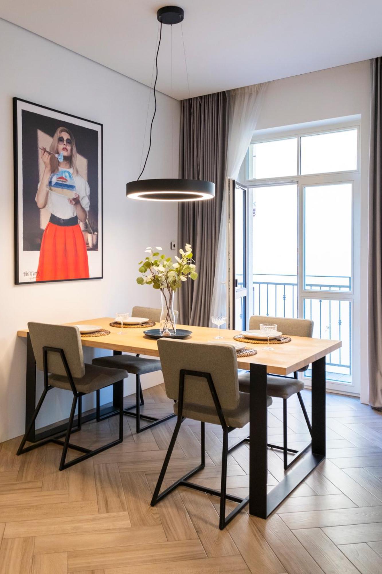 Cohost I Oldtown 60M2 Apt W-Garage Parking, Balcony & Self Check-In VNO Dış mekan fotoğraf
