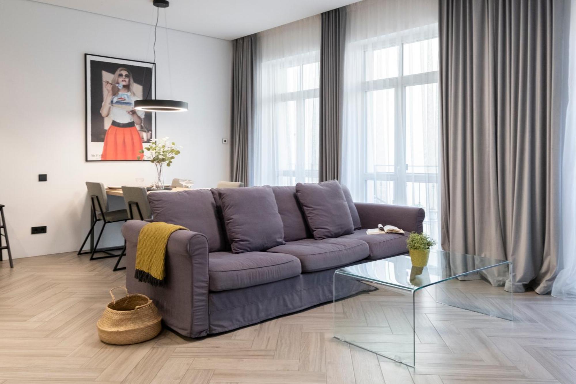 Cohost I Oldtown 60M2 Apt W-Garage Parking, Balcony & Self Check-In VNO Dış mekan fotoğraf