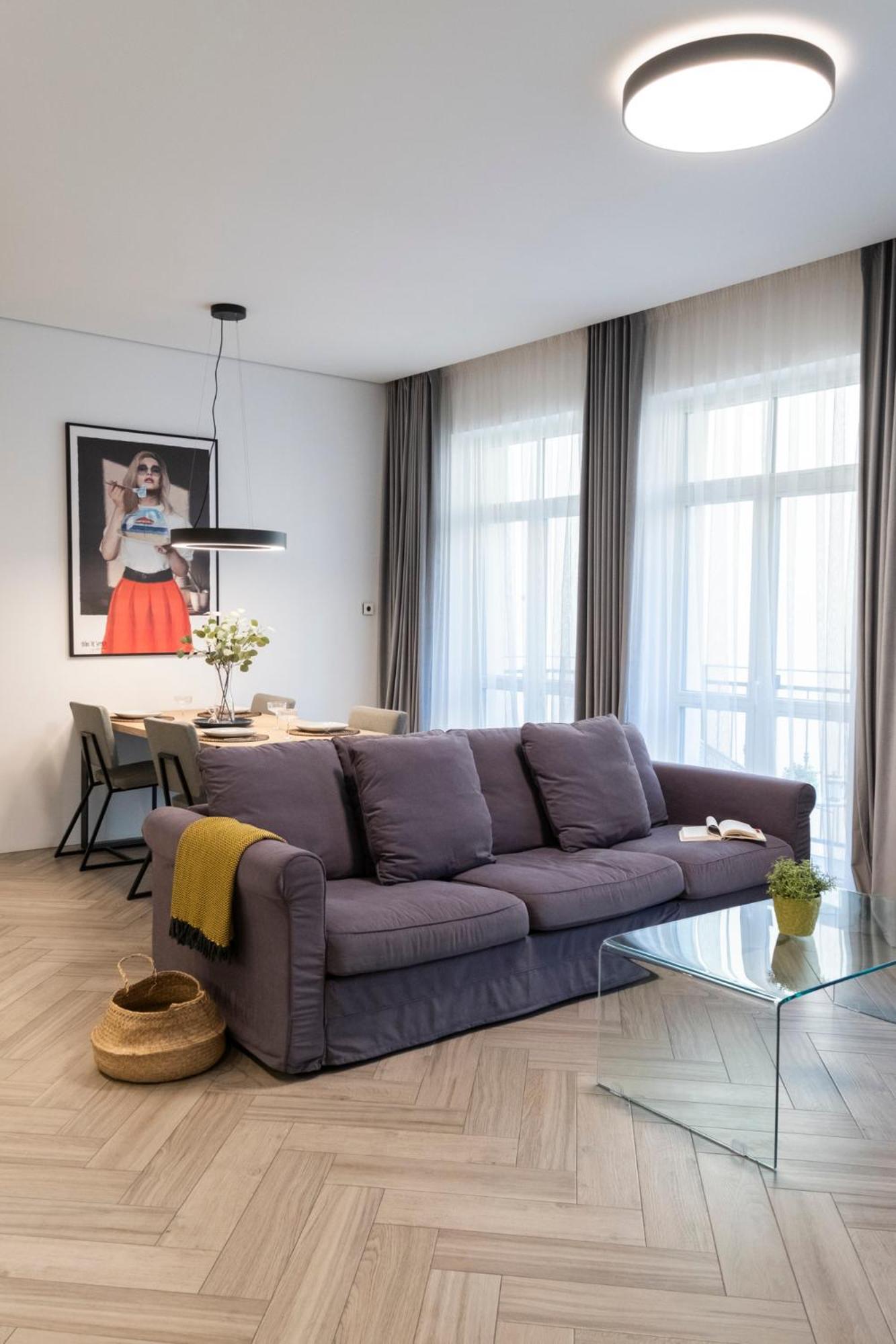 Cohost I Oldtown 60M2 Apt W-Garage Parking, Balcony & Self Check-In VNO Dış mekan fotoğraf