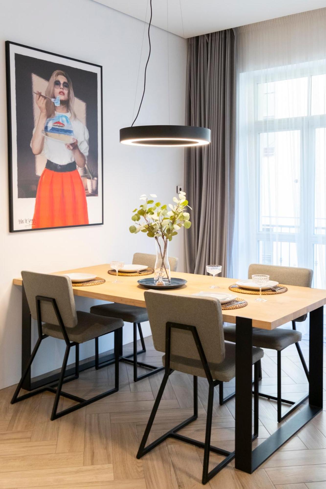 Cohost I Oldtown 60M2 Apt W-Garage Parking, Balcony & Self Check-In VNO Dış mekan fotoğraf